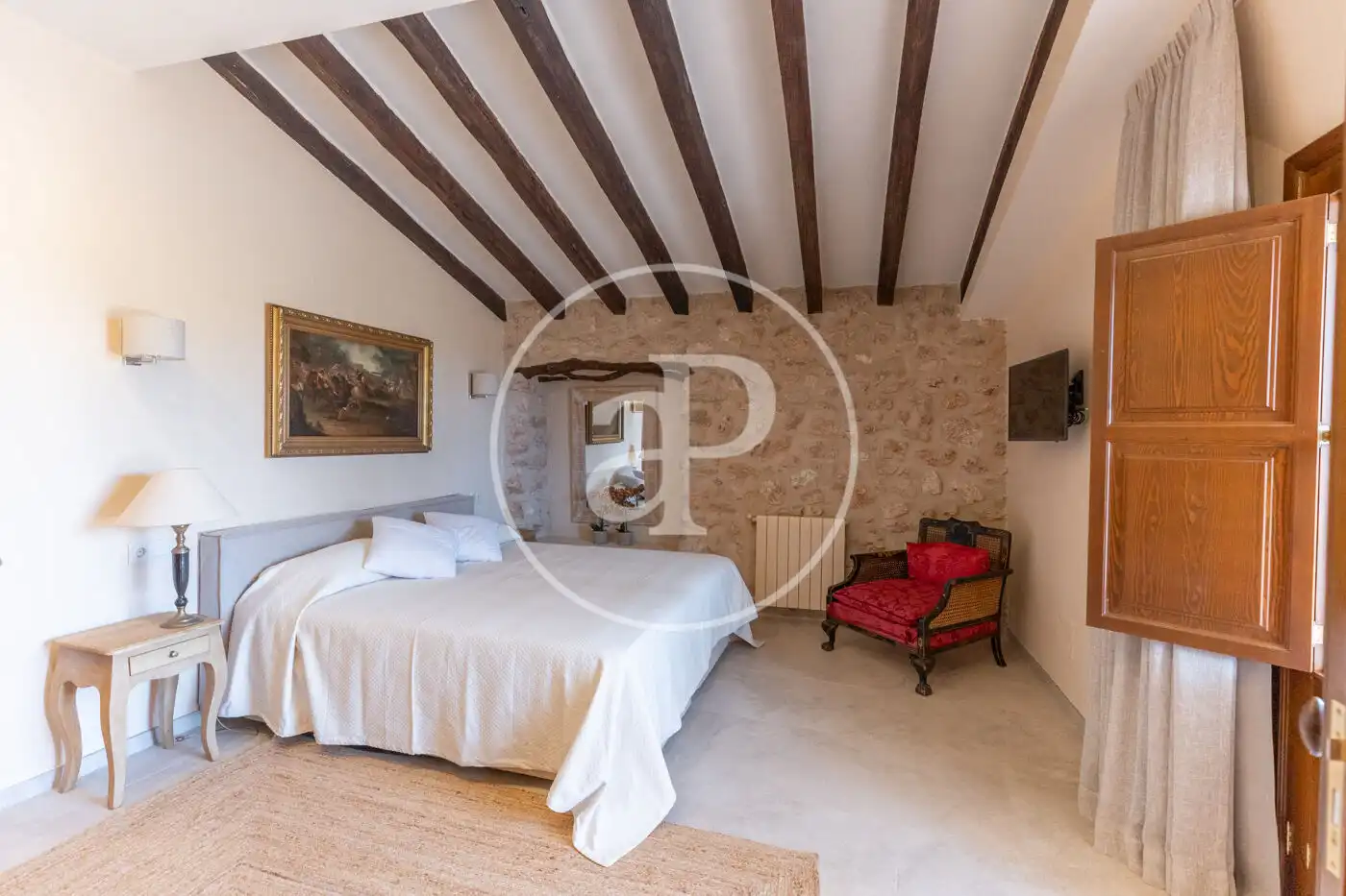 Bedroom of Houses for rent in Llucmajor  with Air Conditioner, Heating and Private garden