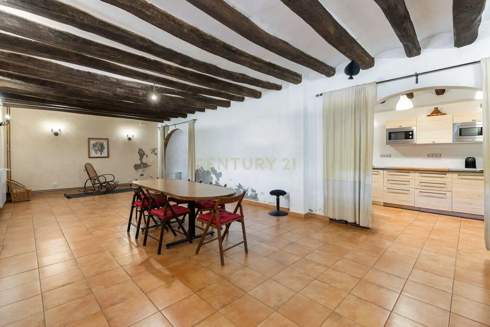 Dining room of Country homes for sale in Piera  with Air Conditioner, Private garden and Storage room