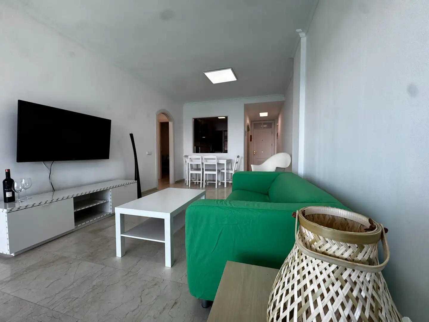 Living room of Flat for rent in Las Palmas de Gran Canaria  with Furnished, Oven and Washing machine