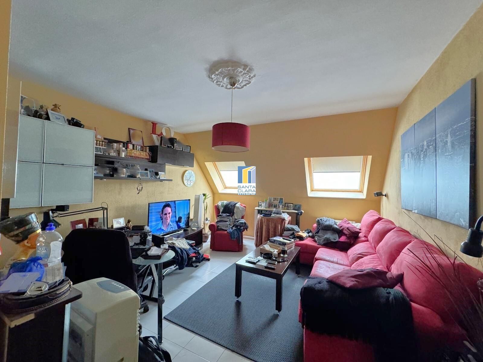 Living room of Attic for sale in El Perdigón   with Heating