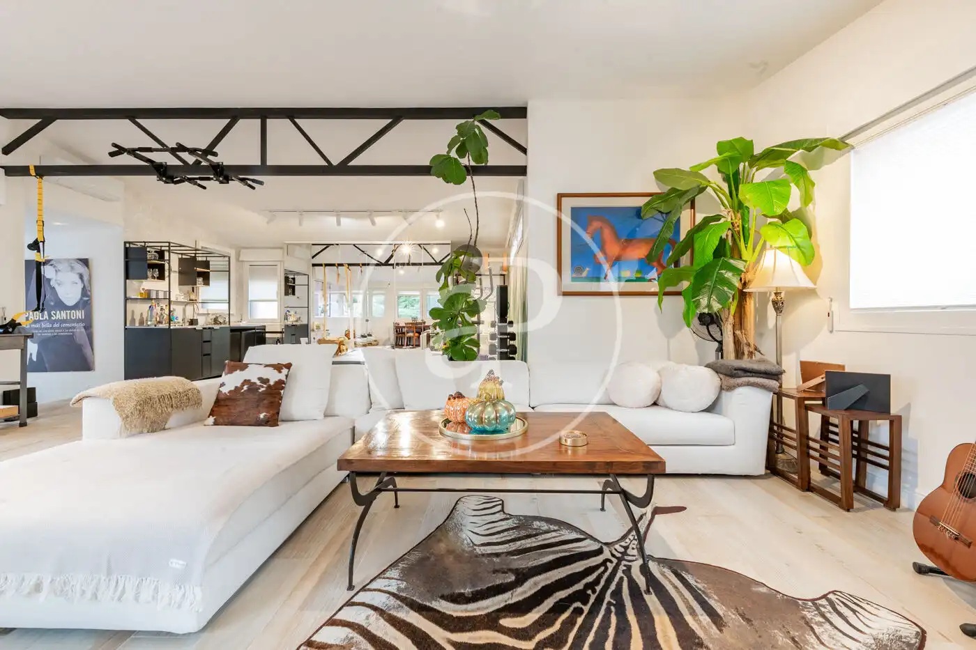 Wohnzimmer von Haus oder Chalet zum Verkauf in Madrid mit Klimaanlage, Heizung und Privatgarten