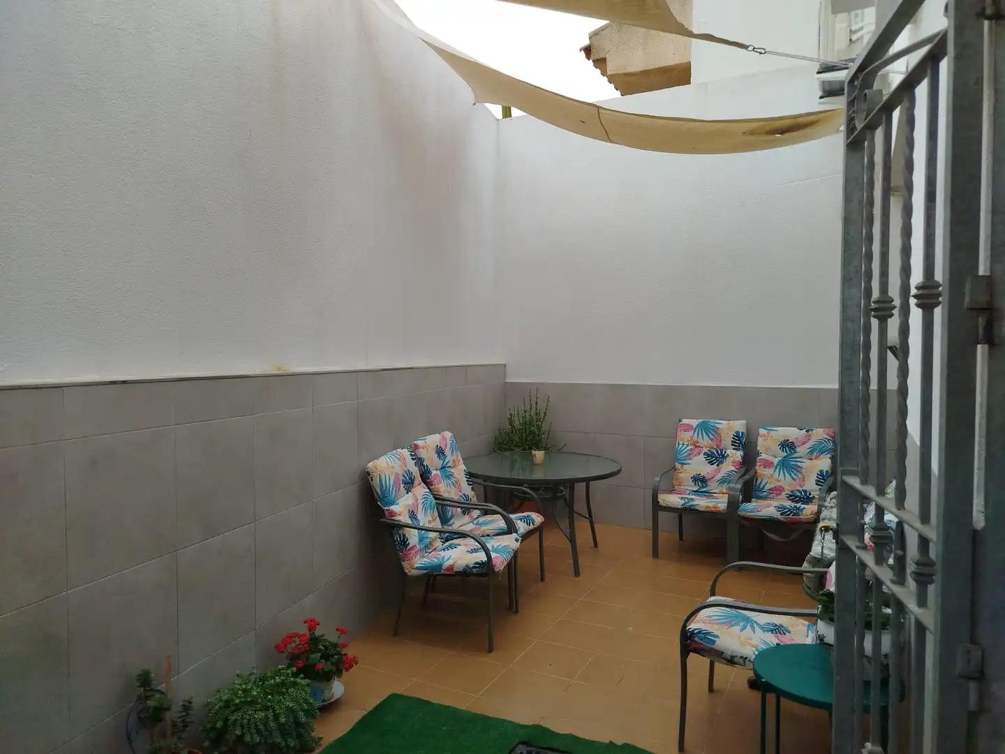Terraza de Casa adosada en venta en Cartagena con Aire acondicionado, Calefacción y Jardín privado