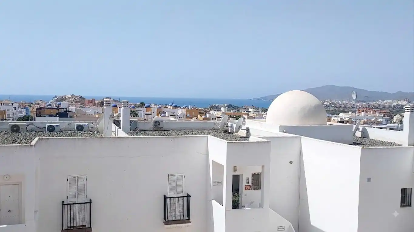 Vista exterior de Planta baja en venta en Pulpí con Aire acondicionado, Jardín privado y Terraza