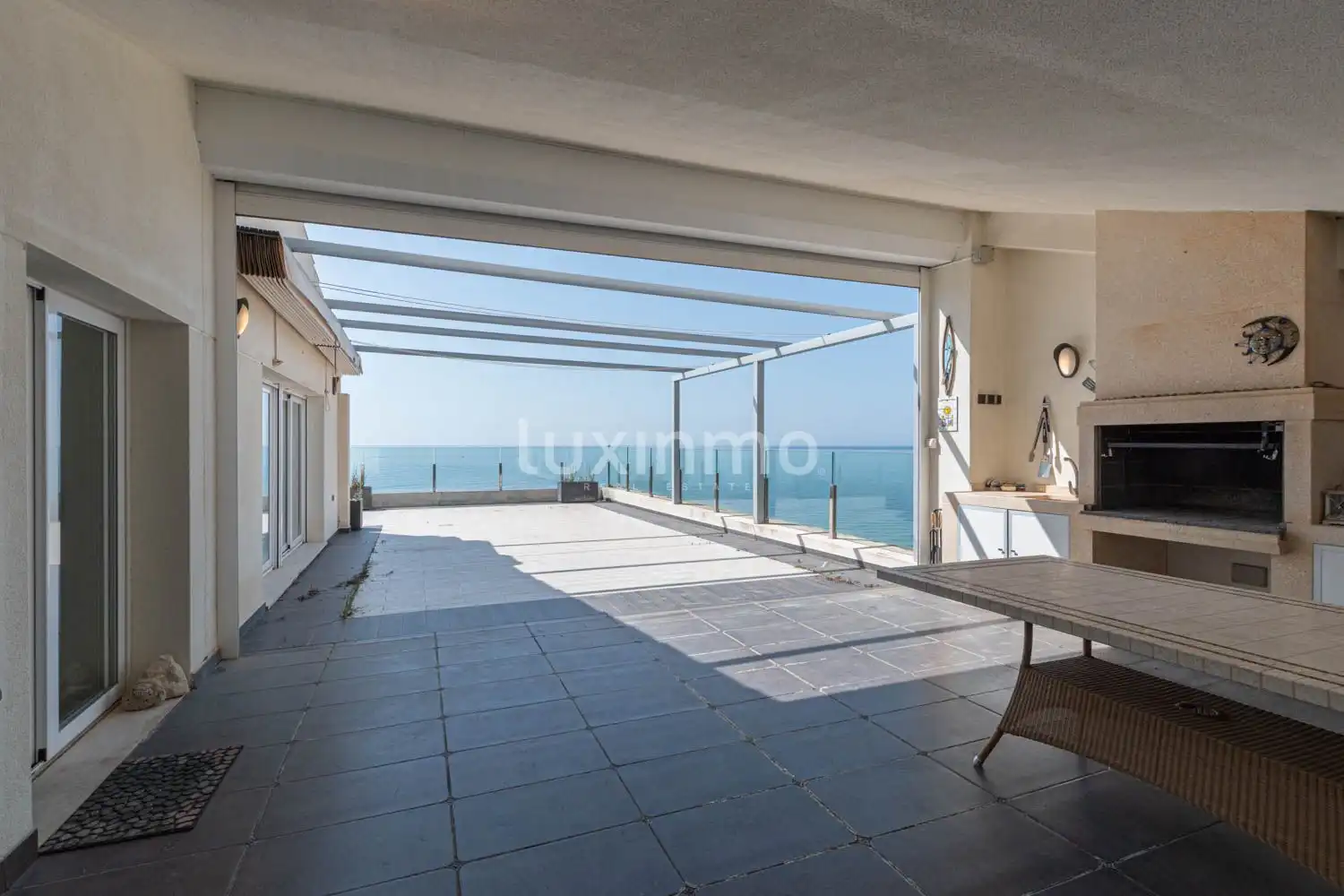 Terrasse von Dachboden zum Verkauf in Altea mit Klimaanlage, Heizung und Privatgarten