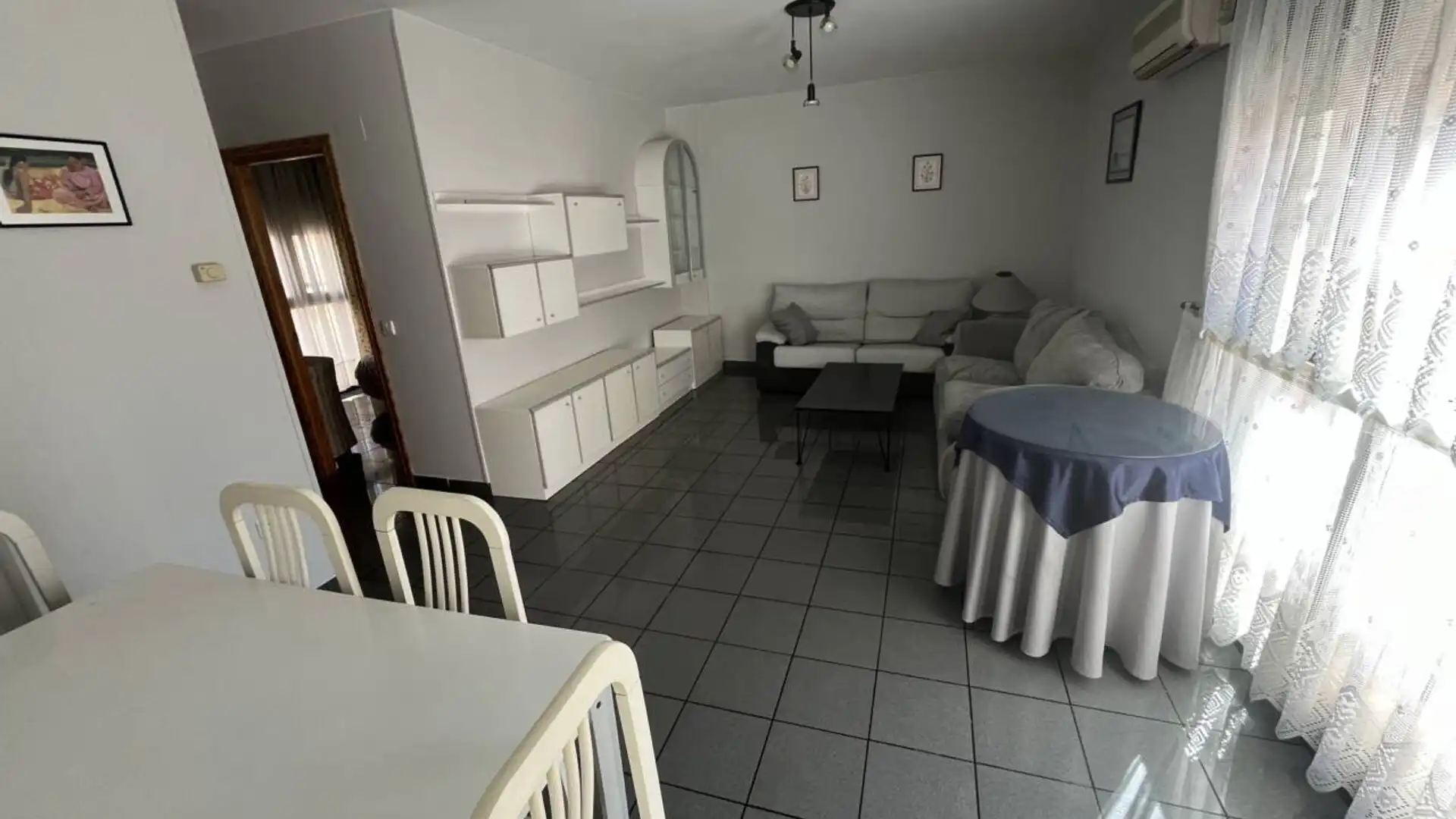 Living room of Flat for rent in Alcañiz  with Air Conditioner, Heating and Furnished