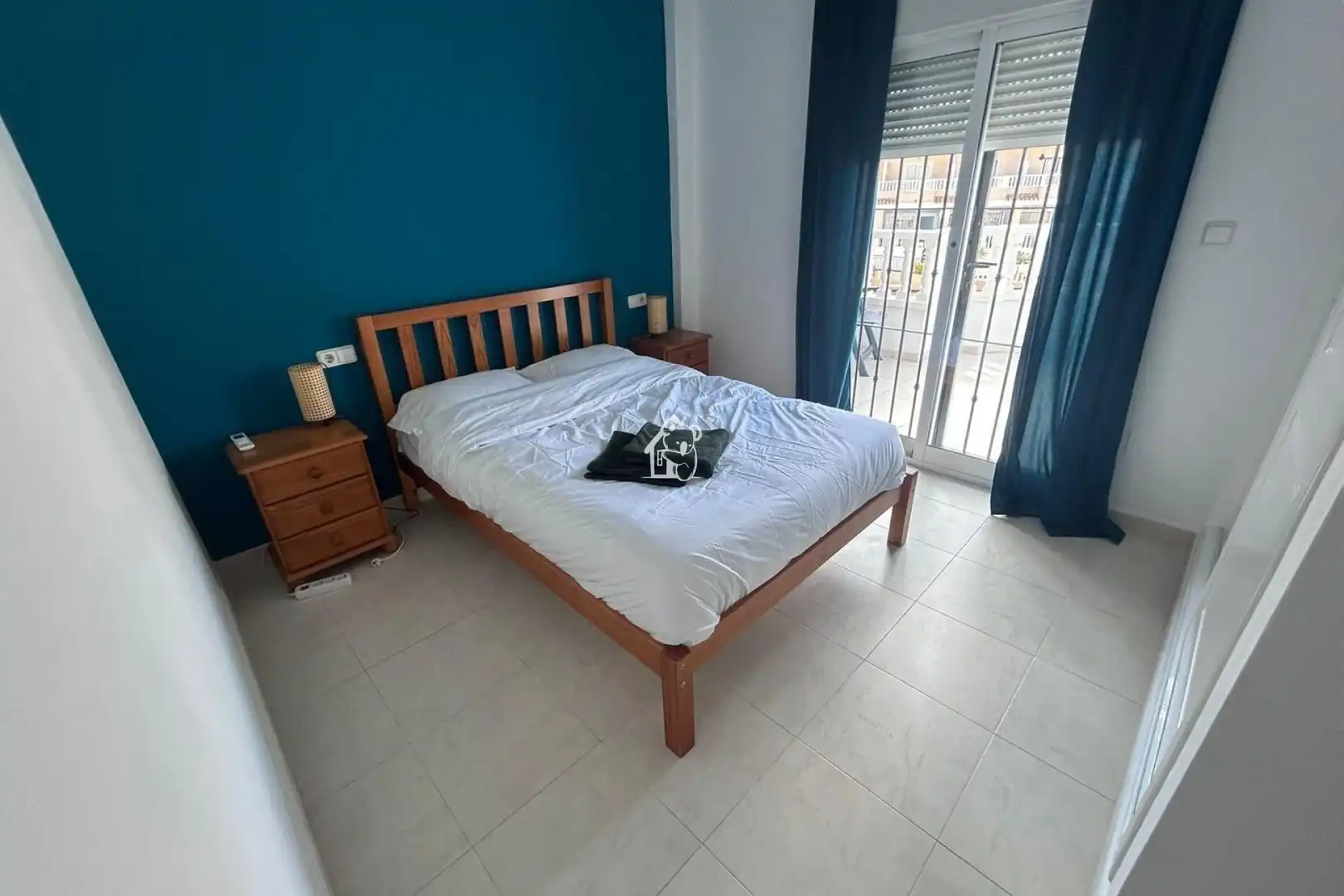 Habitación de Apartamento de alquiler en Rojales con Aire acondicionado, Terraza y Piscina