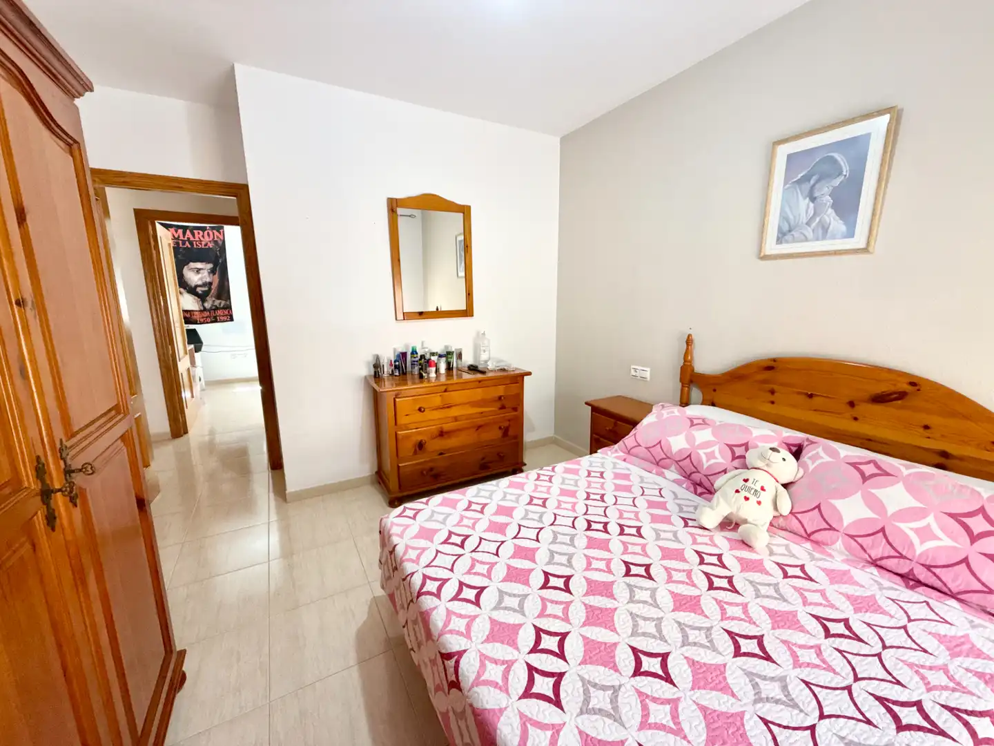 Bedroom of Flat for sale in Roquetas de Mar  with Terrace and Furnished