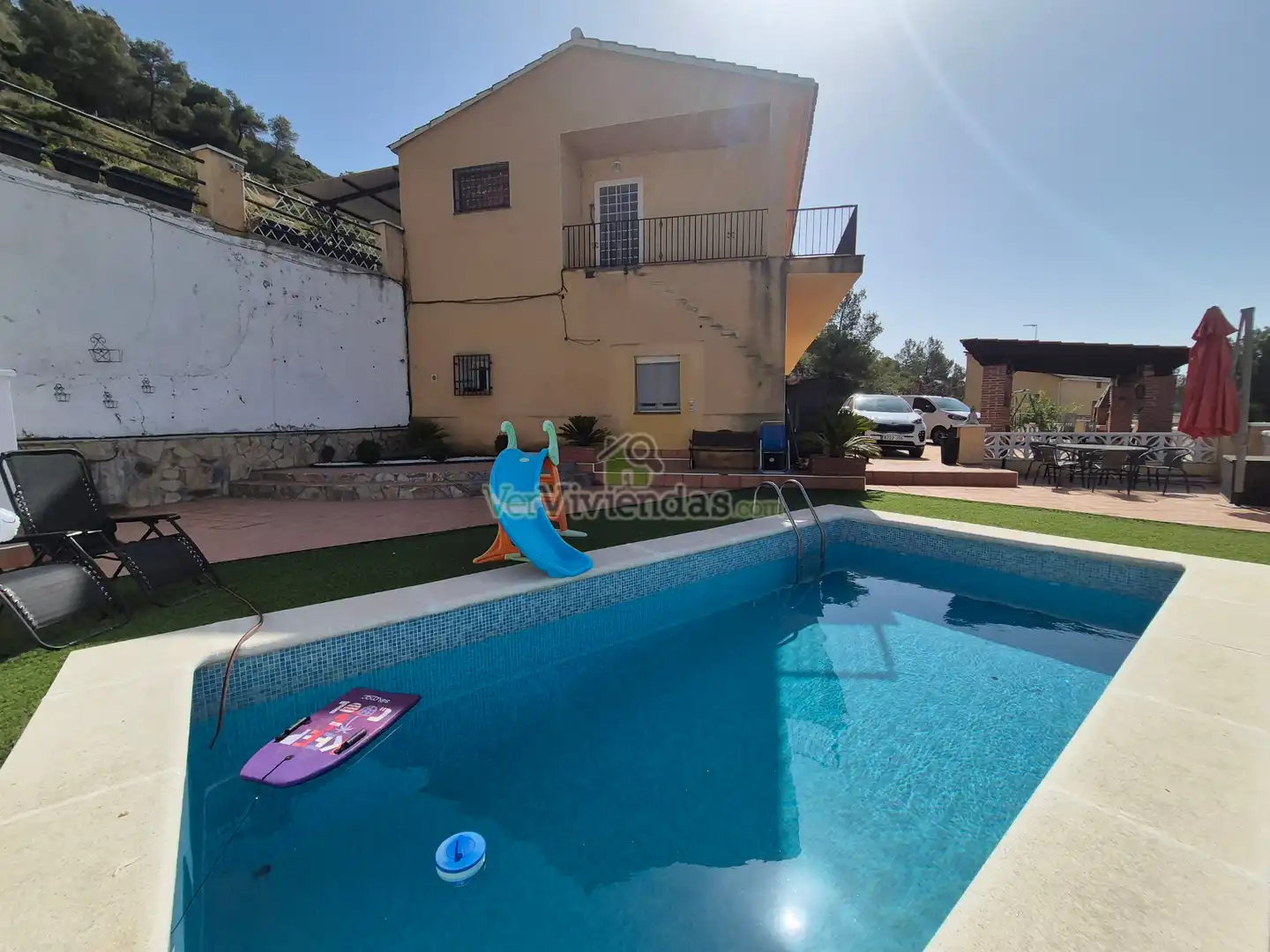 Piscina de Casa o chalet en venta en Olesa de Bonesvalls con Aire acondicionado, Calefacción y Jardín privado