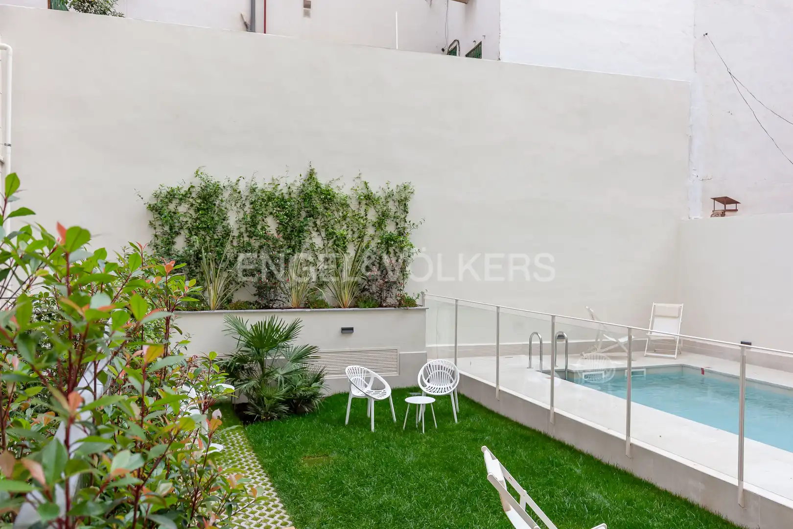 Terraza de Piso de alquiler en Madrid con Aire acondicionado, Calefacción y Jardín privado