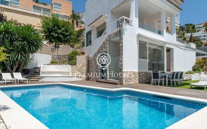 Exterior view of House or chalet for sale in Sitges  with Air Conditioner, Heating and Private garden