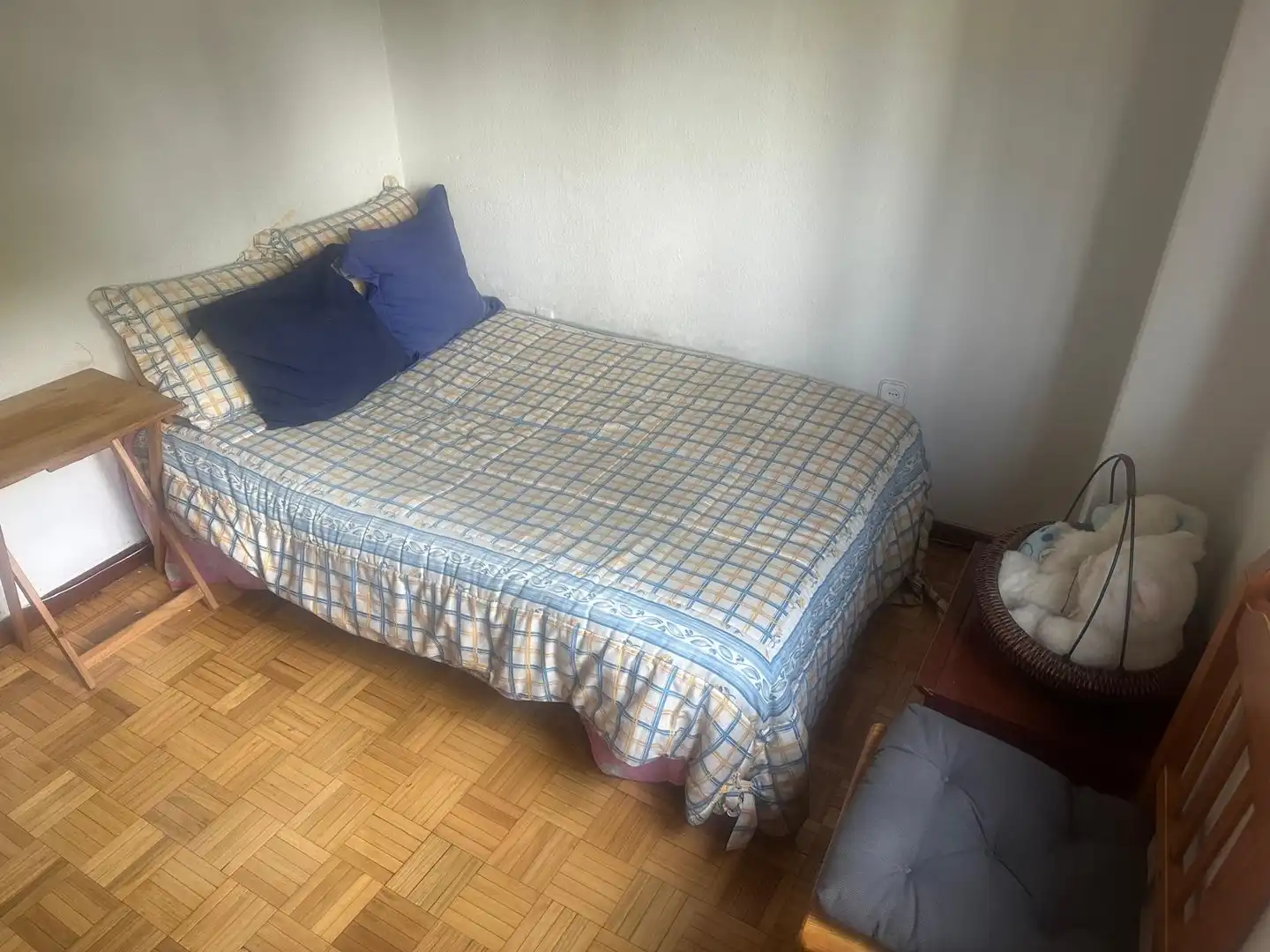 Bedroom of Flat for sale in Madrid  with Heating, Terrace and Furnished