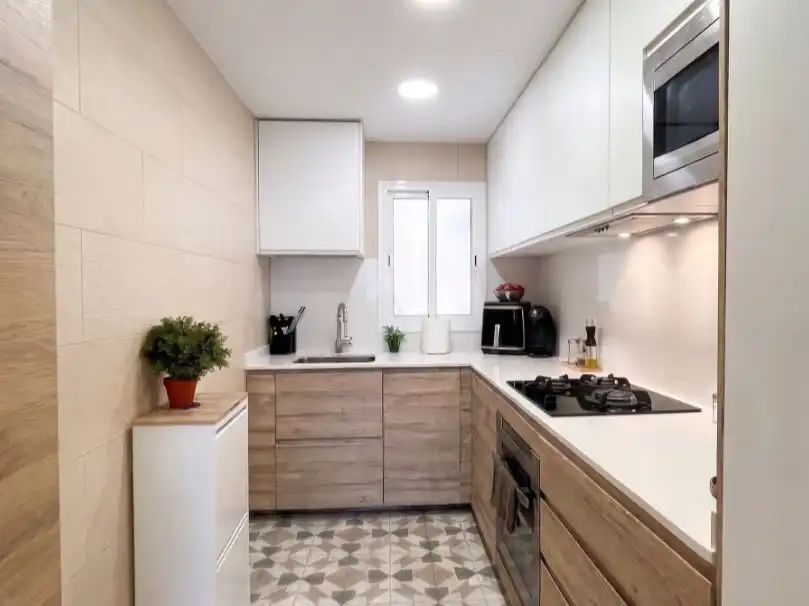 Küche von Wohnung zum Verkauf in Gavà mit Klimaanlage und Terrasse