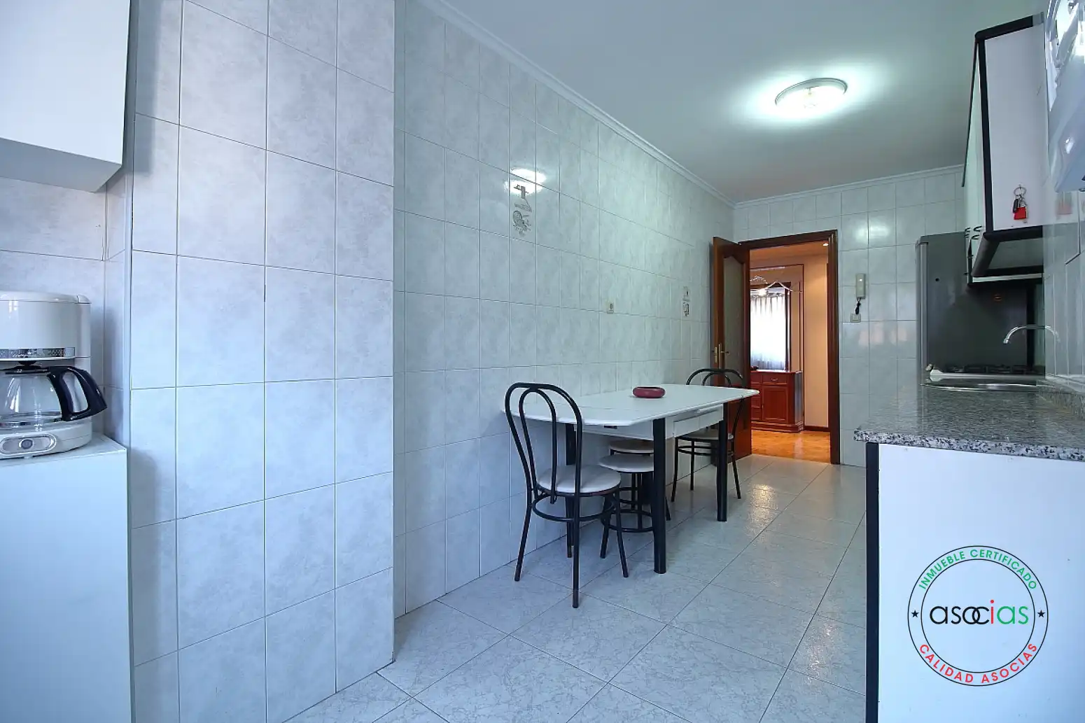 Dining room of Flat for sale in Gijón   with Heating, Parquet flooring and Storage room