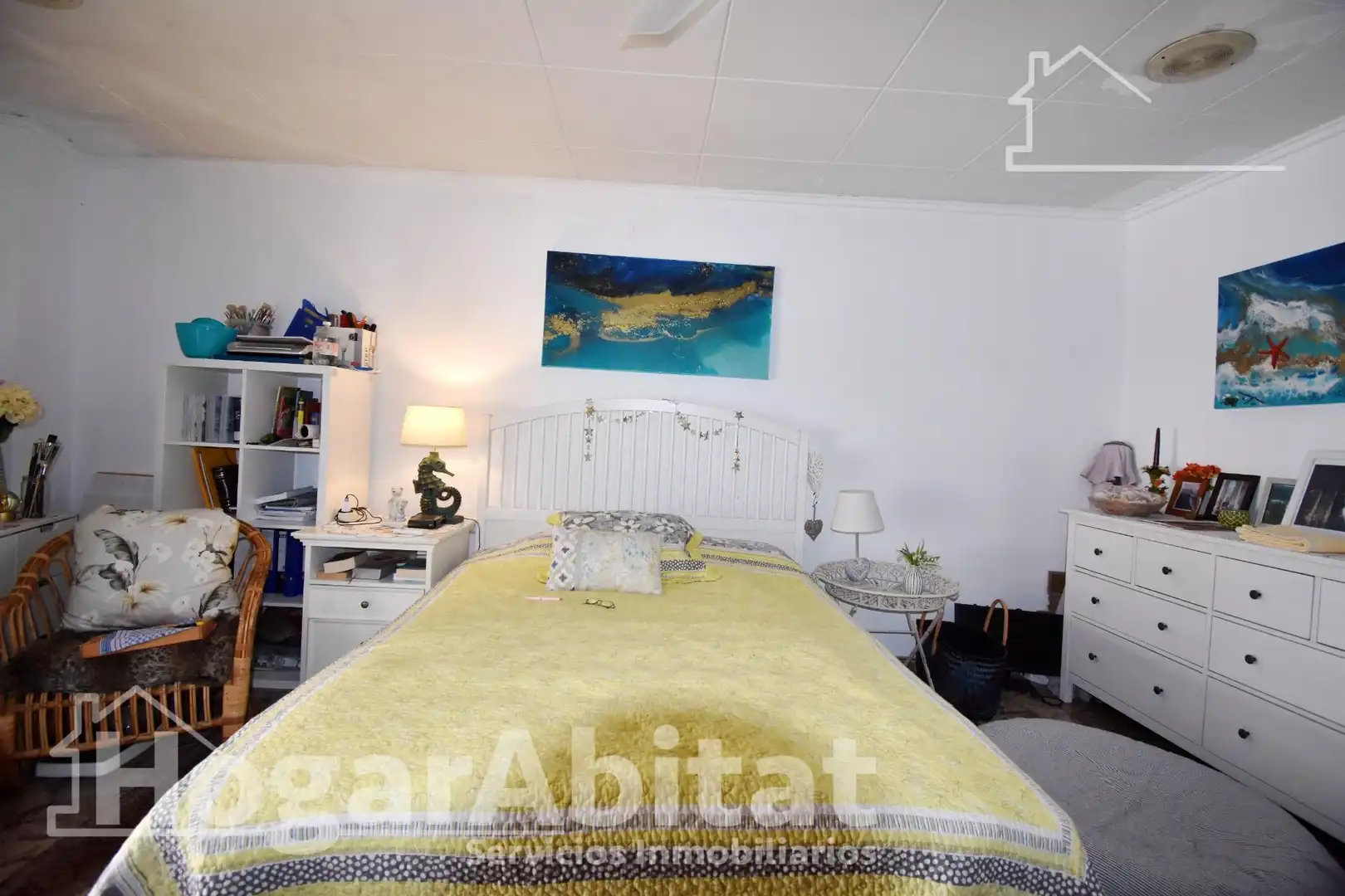 Bedroom of Flat for sale in Miramar  with Air Conditioner and Balcony