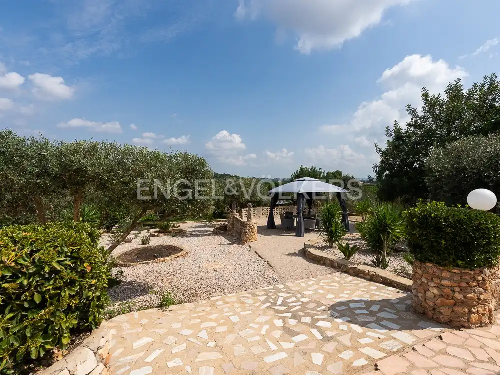 Terrassa de Casa o xalet en venda en Alberic amb Aire condicionat, Calefacció i Jardí privat