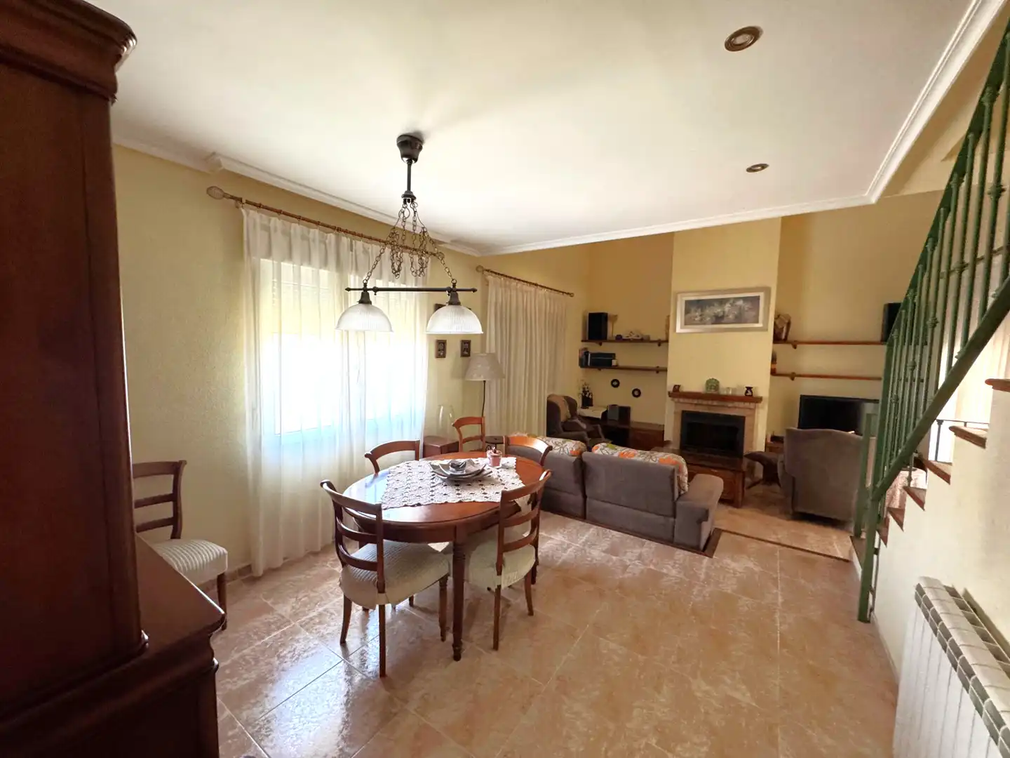 Sala d'estar de Casa o xalet en venda en San Javier amb Aire condicionat, Jardí privat i Terrassa