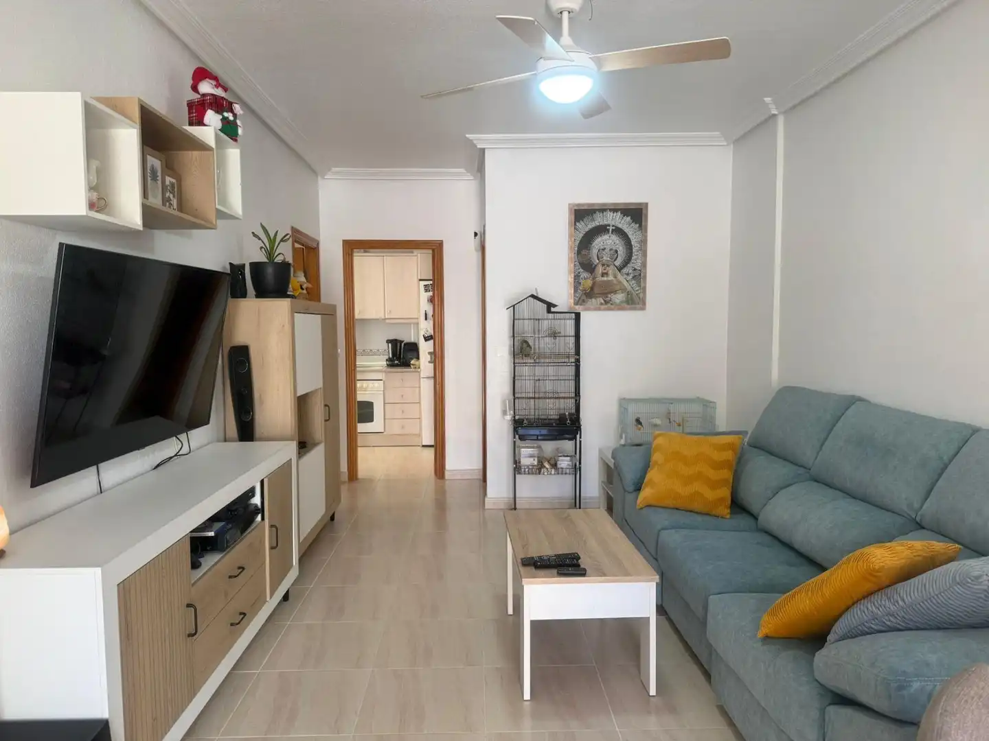 Wohnzimmer von Erdgeschoss zum Verkauf in Águilas mit Privatgarten, Terrasse und Möbliert