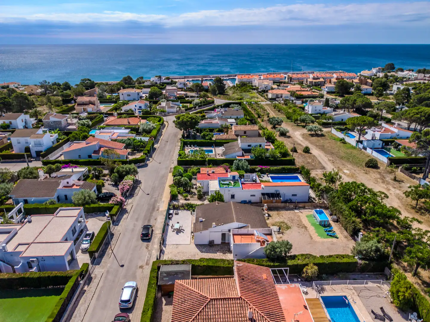 Exterior view of Houses for sale in L'Ametlla de Mar   with Air Conditioner, Heating and Private garden