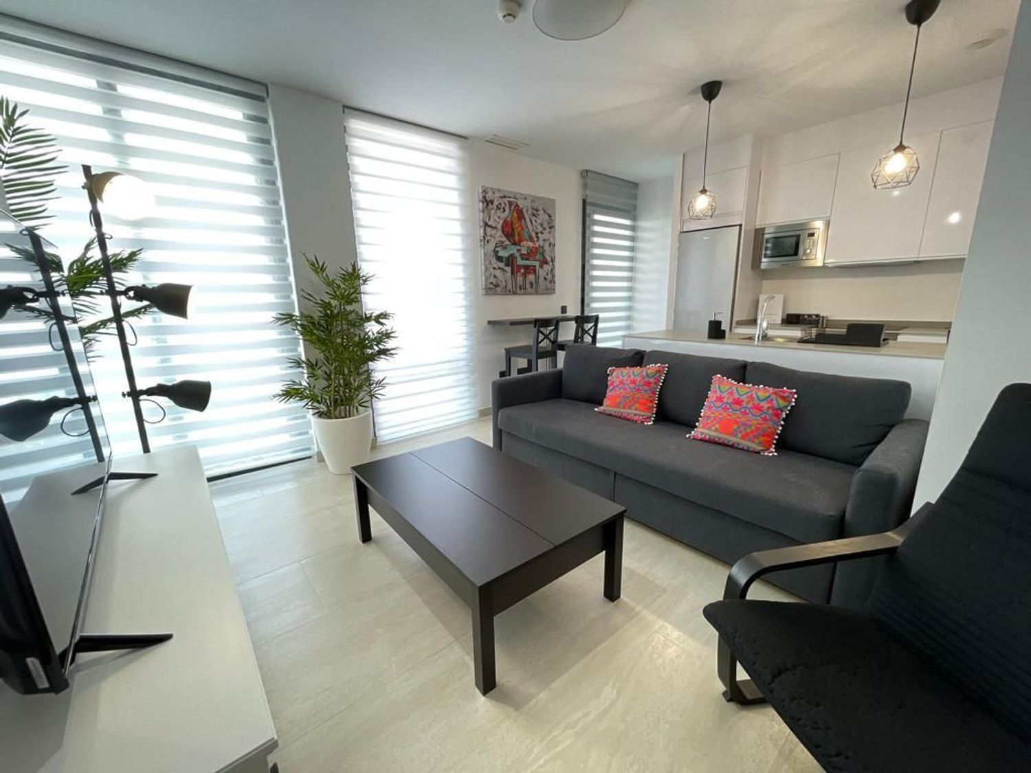 Sala d'estar de Pis en venda en  Cádiz Capital