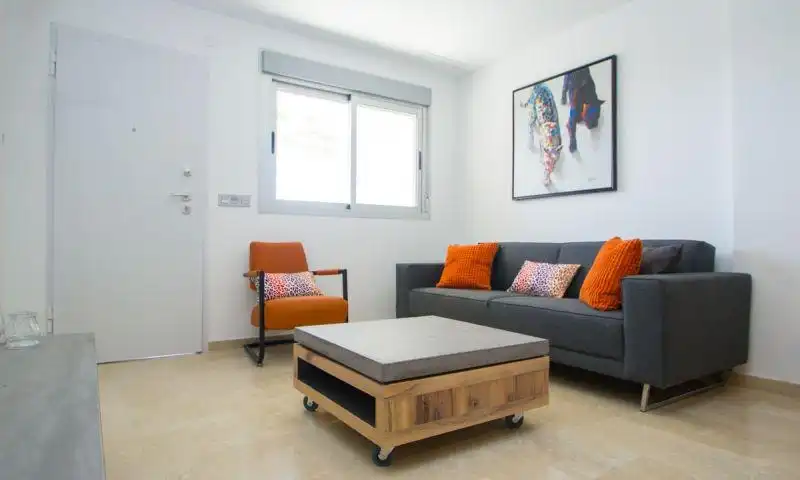 Sala d'estar de Pis en venda en Orihuela amb Aire condicionat, Terrassa i Piscina