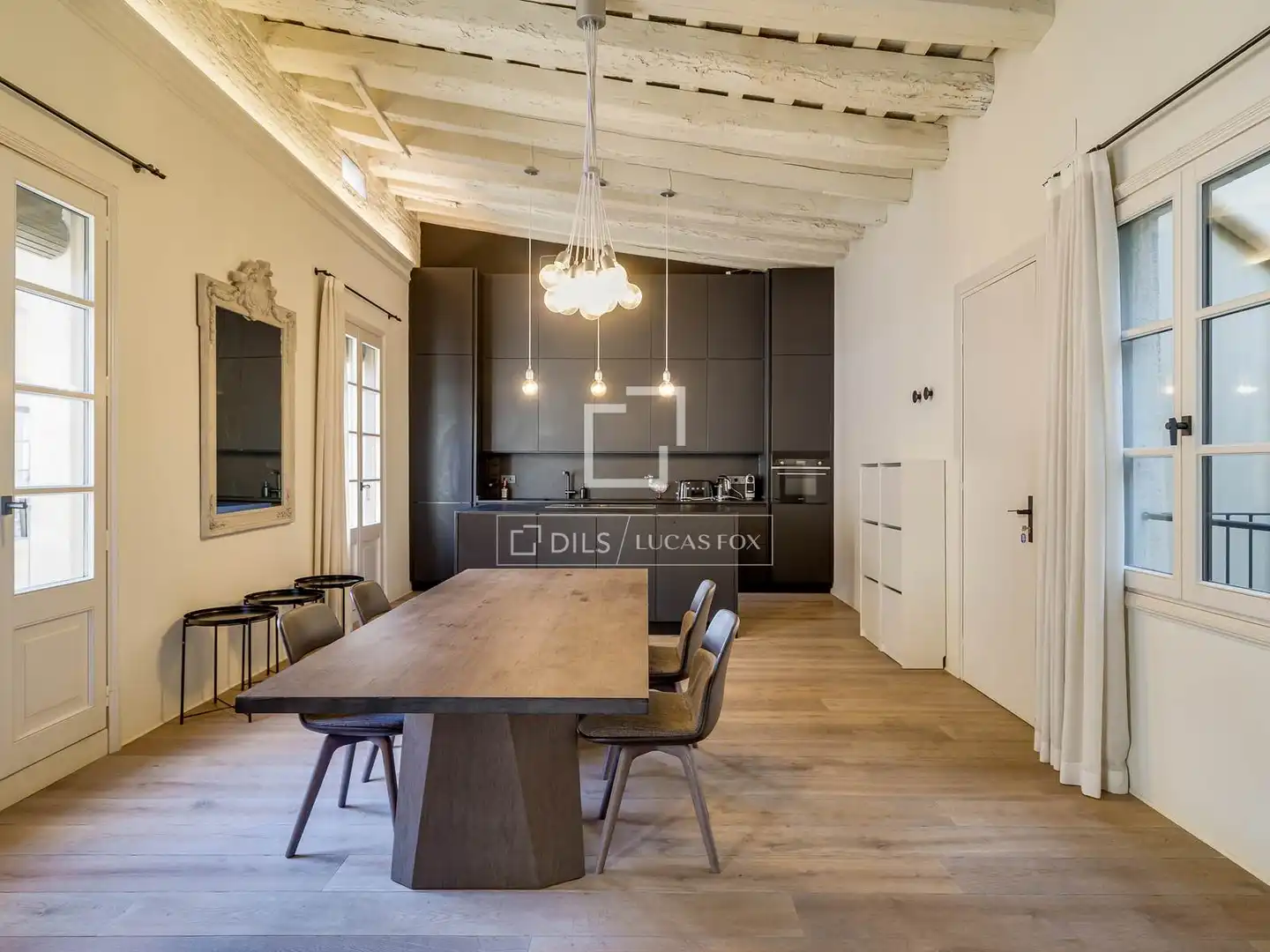 Kitchen of Flat for sale in Barcelona  with Air Conditioner, Heating and Furnished