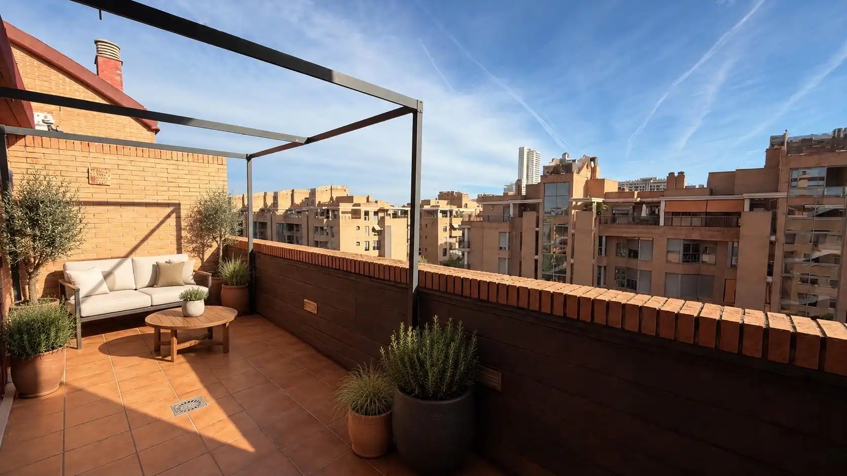 Terraza de Ático en venta en Campanar
