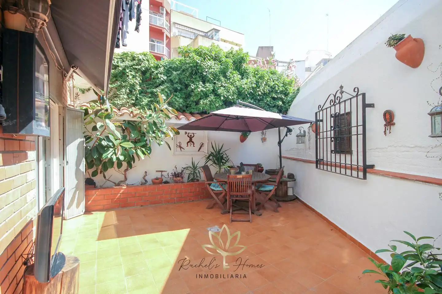 Terrasse von Erdgeschoss zum Verkauf in Barcelona mit Heizung, Parkett und Terrasse