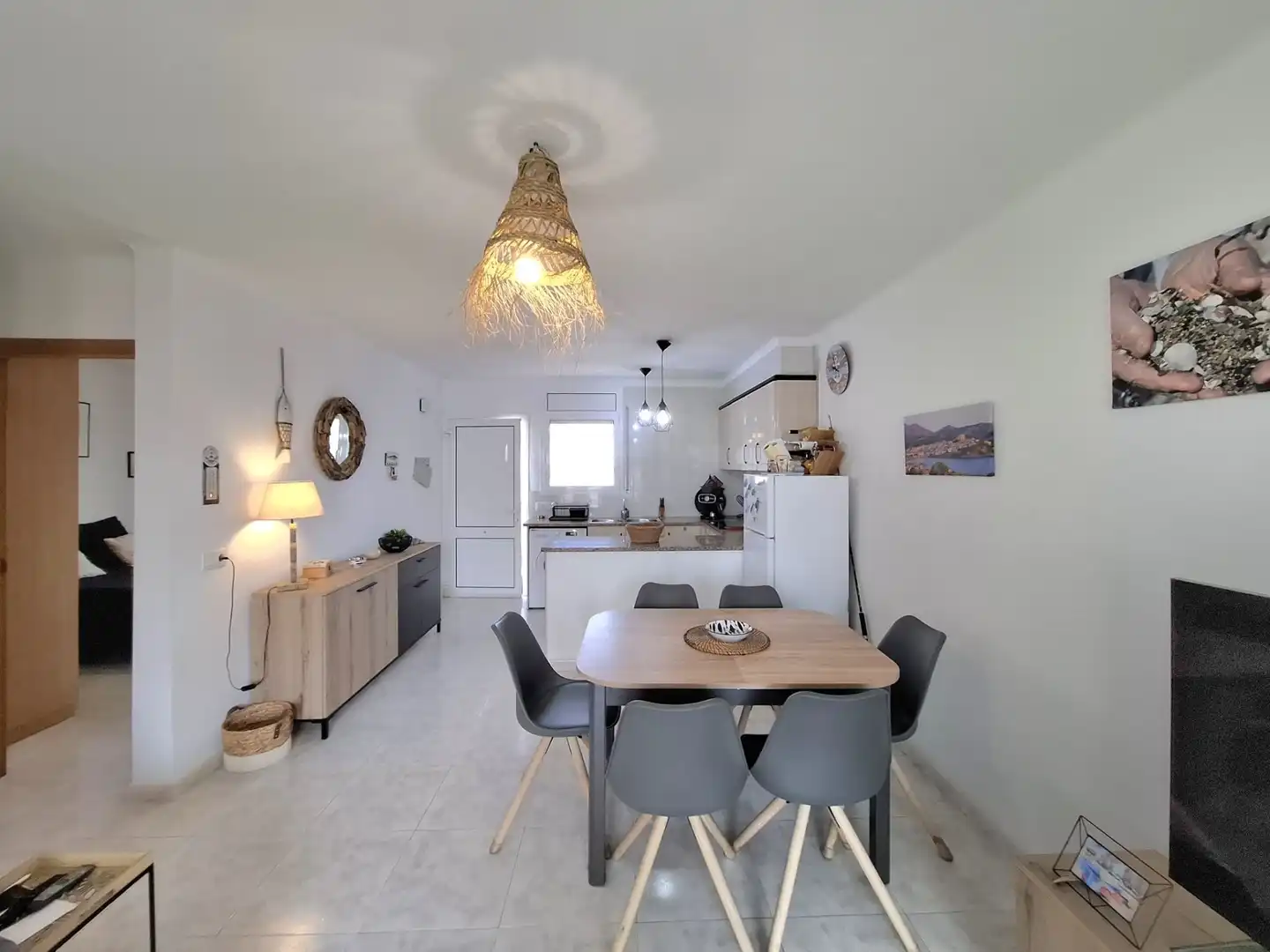 Esszimmer von Wohnung zum Verkauf in Llançà mit Terrasse und Möbliert