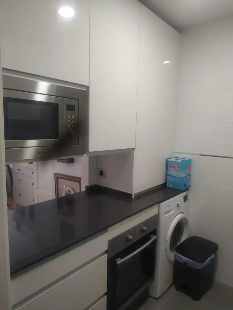 Küche von Wohnung zur Miete in Badajoz mit Klimaanlage, Heizung und Parkett