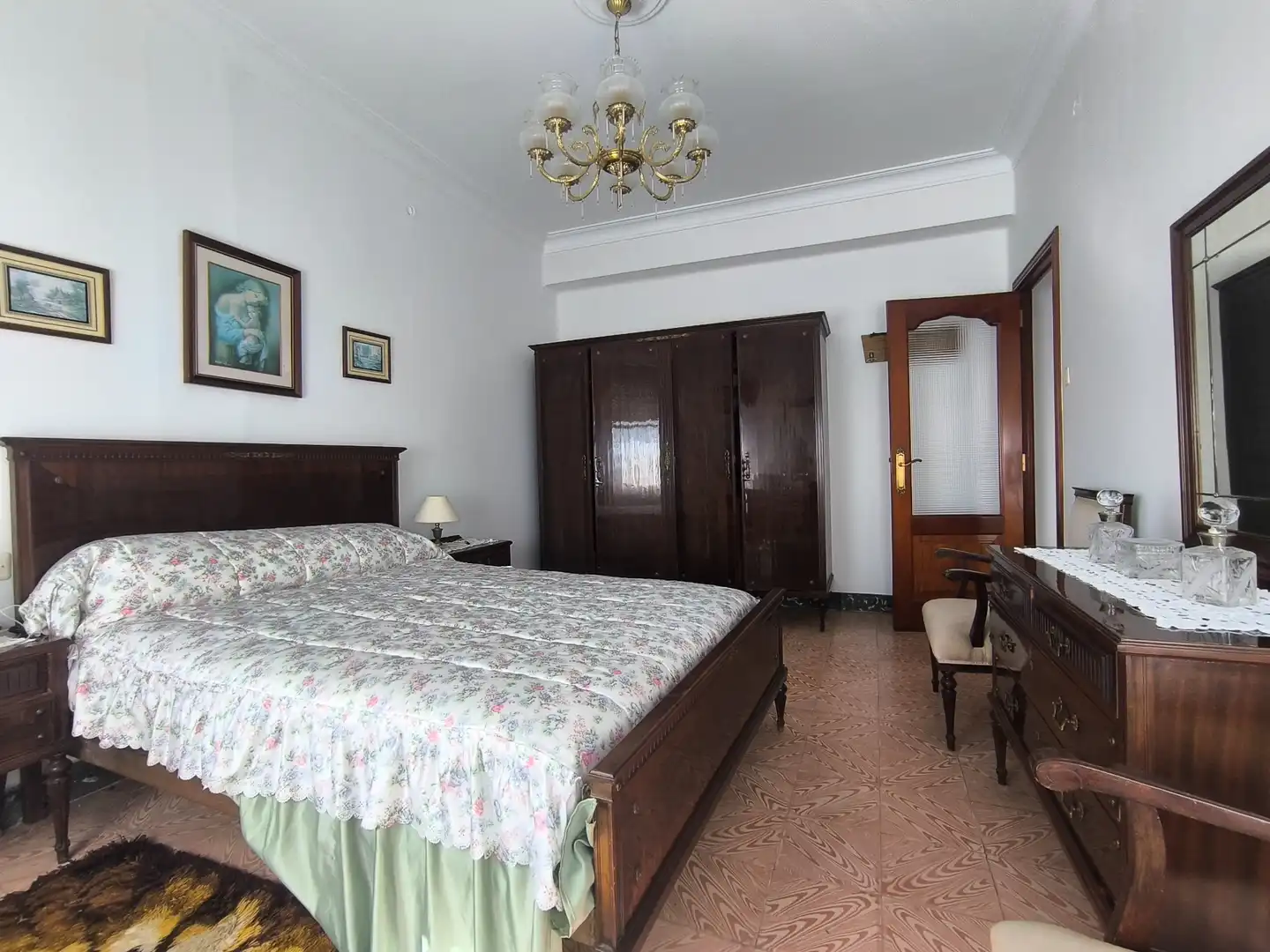 Bedroom of Houses for sale in Ferrol  with Heating, Private garden and Furnished