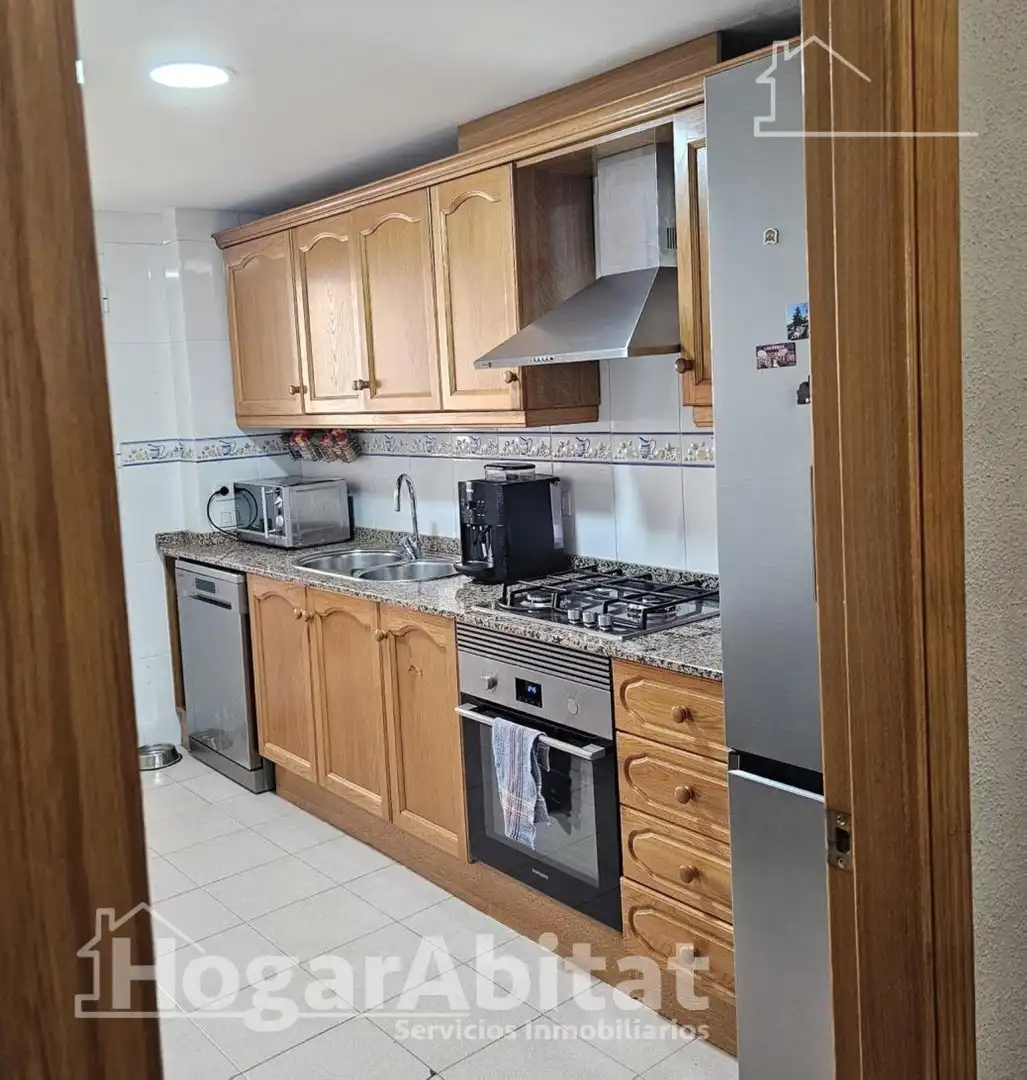 Cuina de Àtic en venda en Castellón de la Plana / Castelló de la Plana amb Aire condicionat, Calefacció i Terrassa