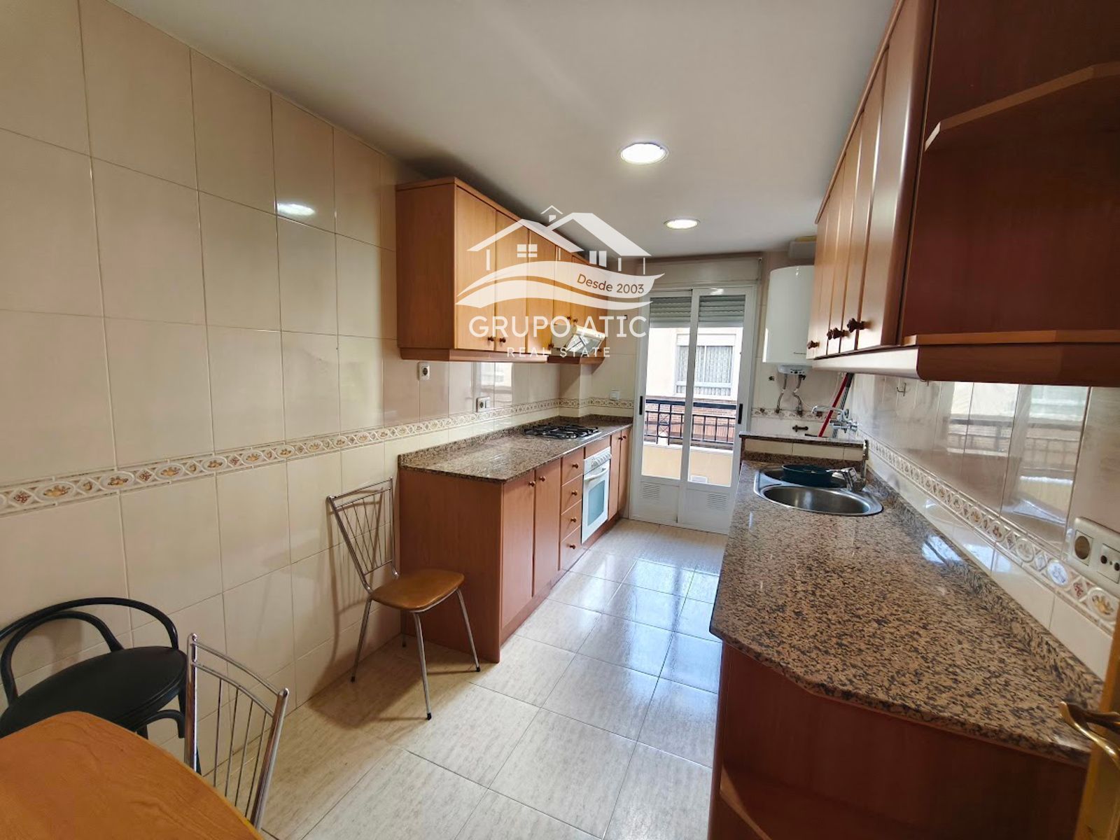 Cocina de Piso en venta en Burriana / Borriana con Aire acondicionado, Calefacción y Terraza