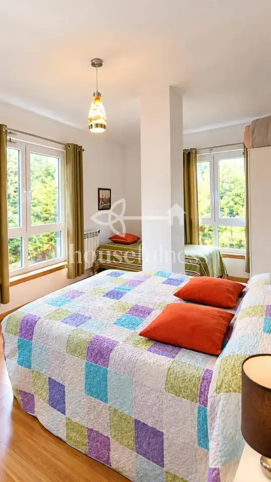 Schlafzimmer von Country house zur Miete in Ferrol mit Heizung, Privatgarten und Terrasse