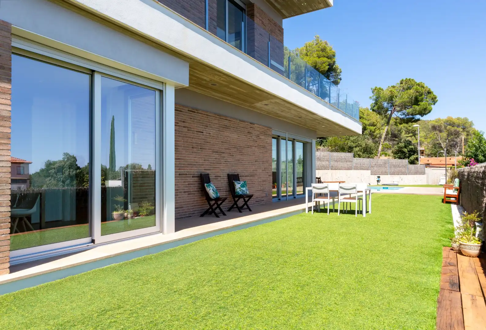 Terrassa de Casa o xalet en venda en Matadepera amb Aire condicionat, Calefacció i Jardí privat