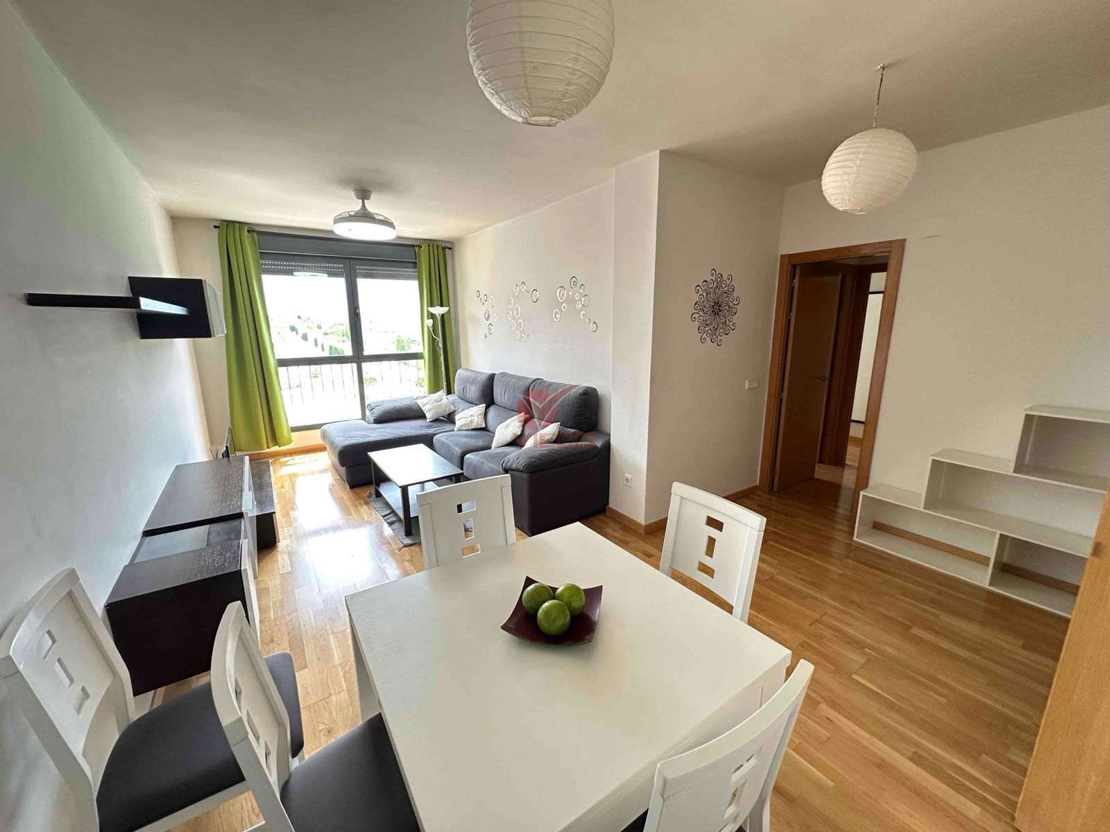 Living room of Flat for sale in Cuenca Capital  with Heating, Storage room and Furnished