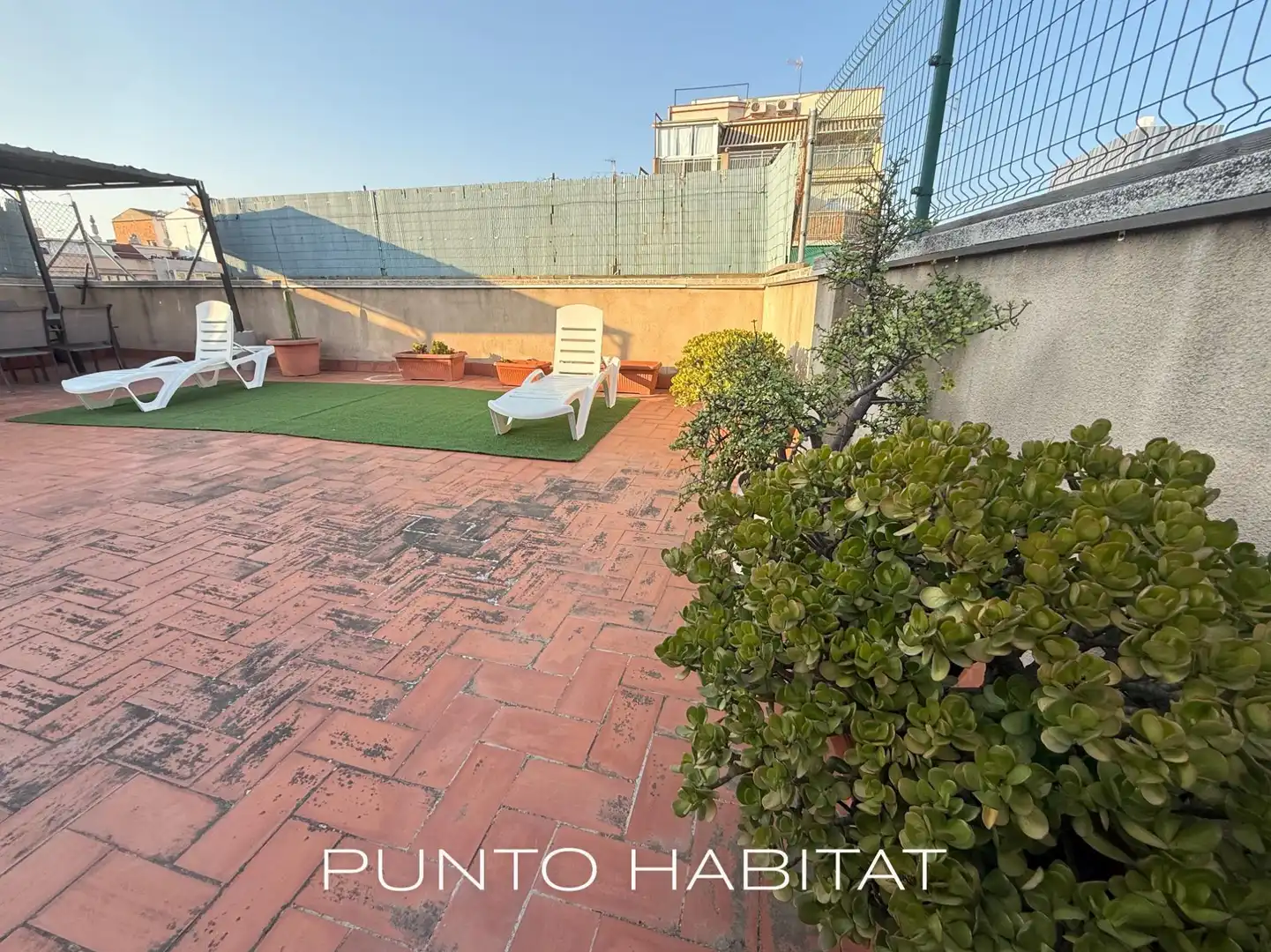 Terrace of Flat for rent in Barcelona  with Air Conditioner, Heating and Parquet flooring