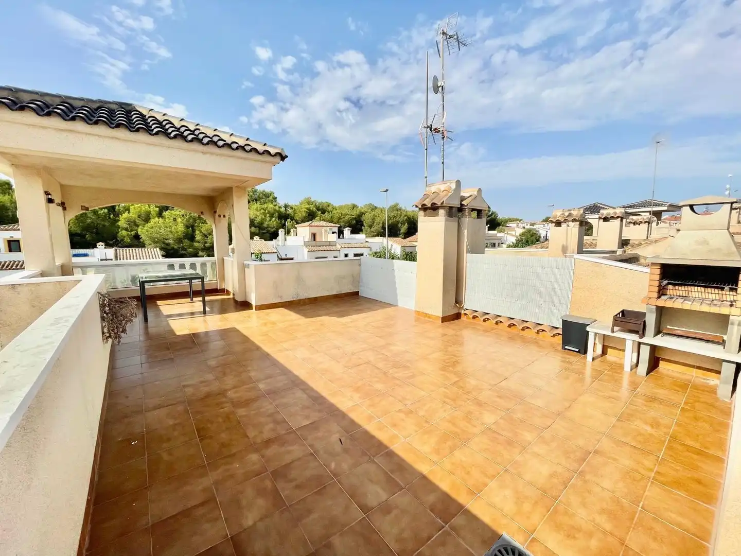 Terraza de Casa o chalet de alquiler en Pilar de la Horadada con Aire acondicionado, Terraza y Piscina