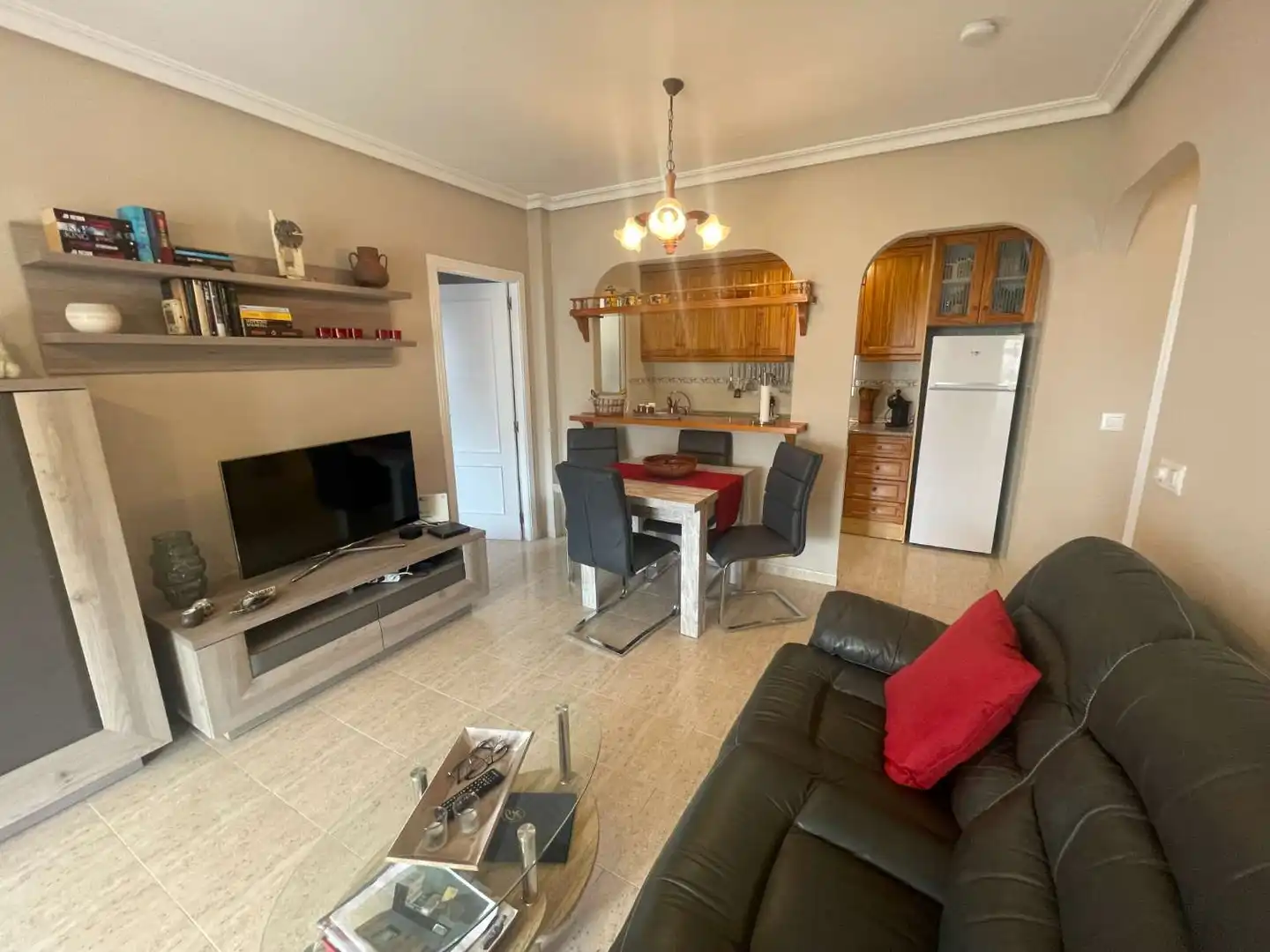 Sala de estar de Apartamento en venta en Orihuela con Aire acondicionado, Terraza y Piscina