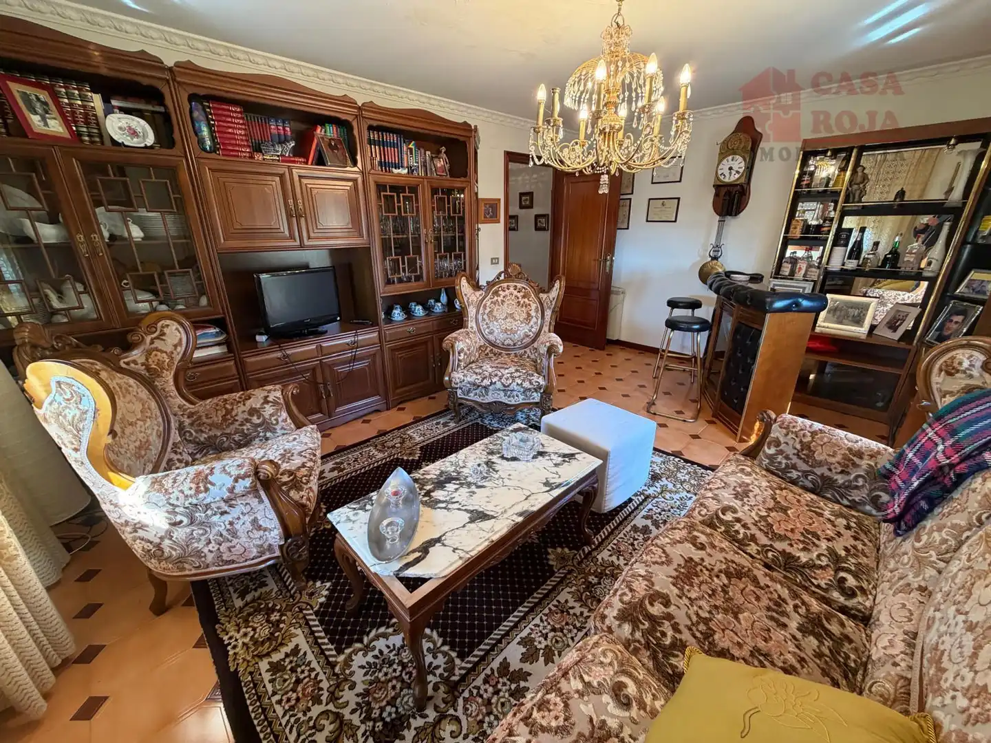 Sala de estar de Casa o chalet en venta en Bueu con Calefacción, Parquet y Terraza