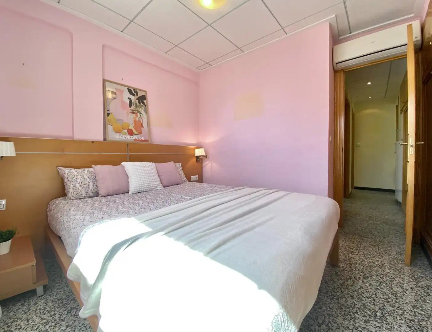 Bedroom of Flat for sale in La Pobla de Farnals  with Air Conditioner, Private garden and Balcony