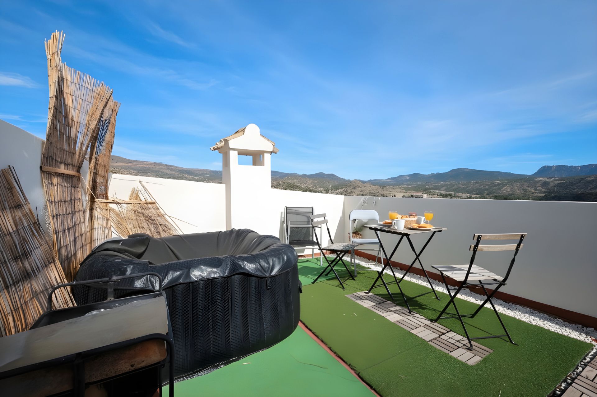 Terrace of Single-family semi-detached to rent in Jijona / Xixona  with Heating, Terrace and Furnished