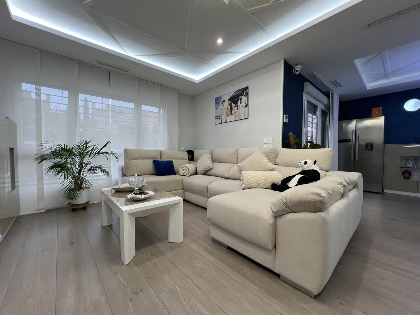 Sala d'estar de Casa o xalet en venda en Rivas-Vaciamadrid amb Aire condicionat, Calefacció i Jardí privat