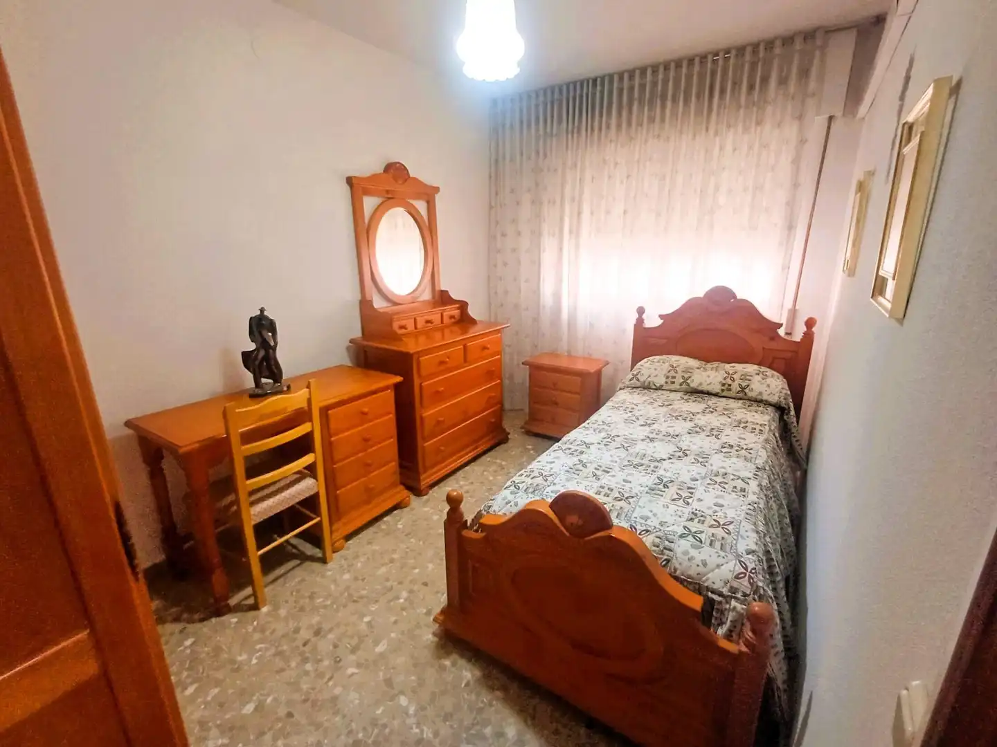 Schlafzimmer von Wohnung zum Verkauf in Málaga mit Klimaanlage, Terrasse und Möbliert