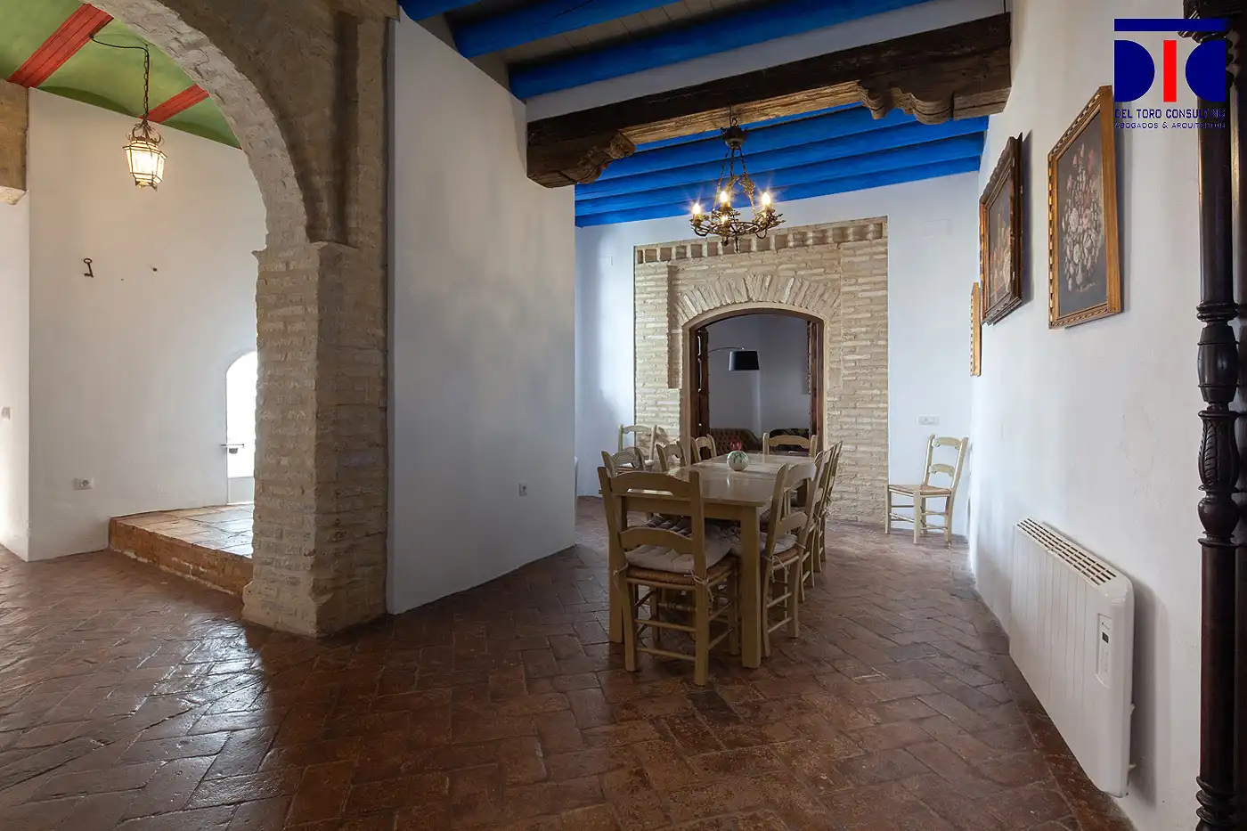 Comedor de Finca rústica en venta en Carmona con Aire acondicionado, Calefacción y Jardín privado