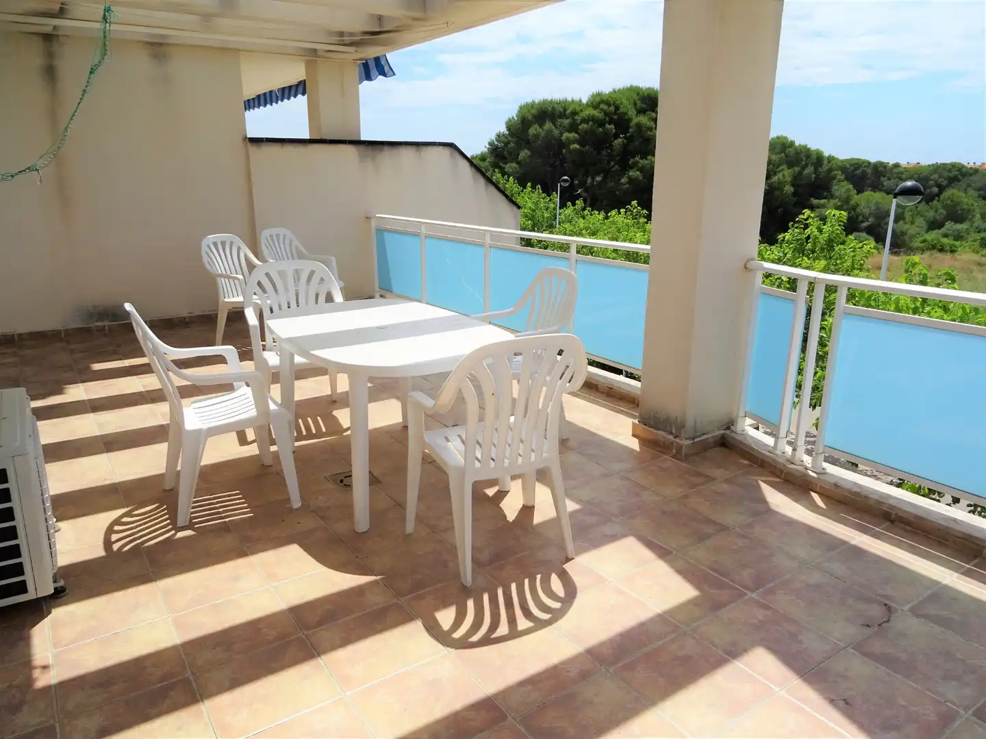 Terrassa de Apartament de lloguer en Alcalà de Xivert amb Aire condicionat, Terrassa i Moblat