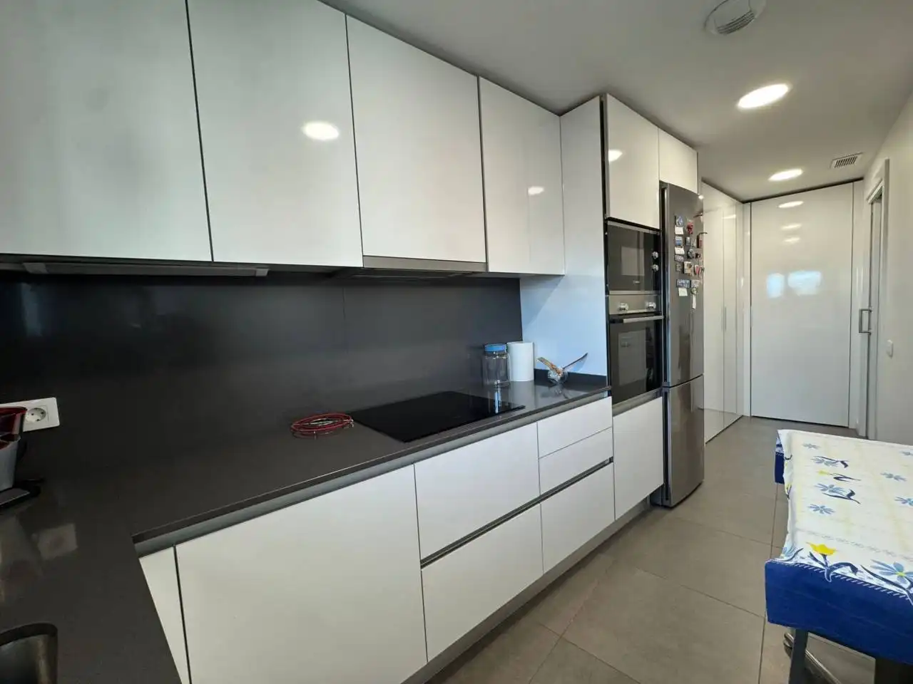 Küche von Wohnung zum Verkauf in Granollers mit Klimaanlage, Heizung und Parkett