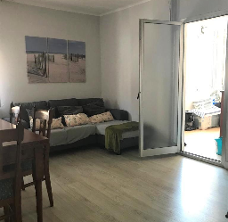 Living room of Flat for sale in Badalona  with Air Conditioner and Furnished