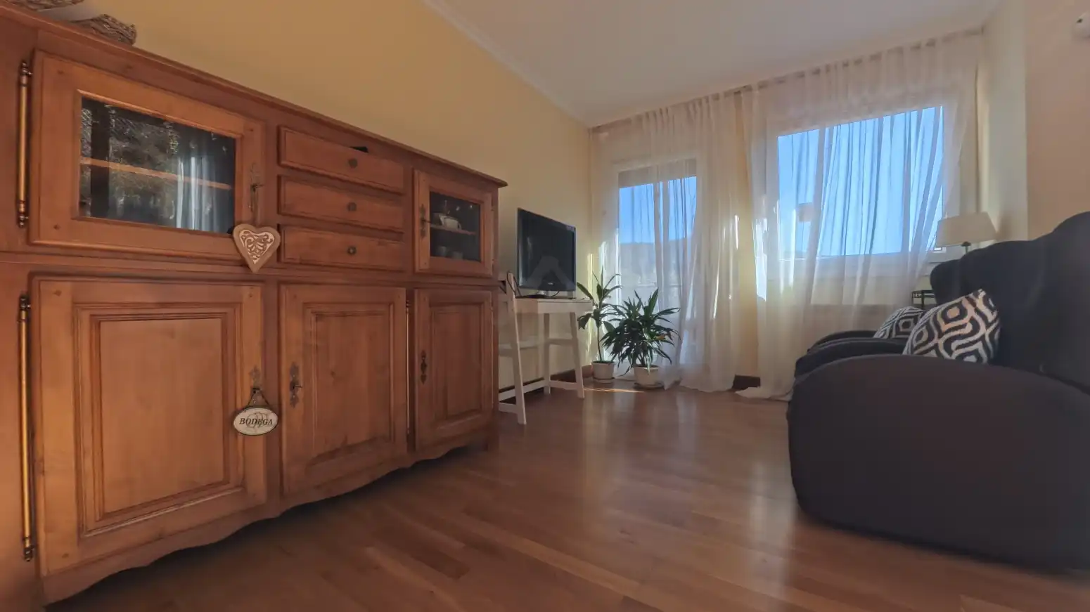 Living room of Flat for sale in Nalda  with Heating, Private garden and Parquet flooring