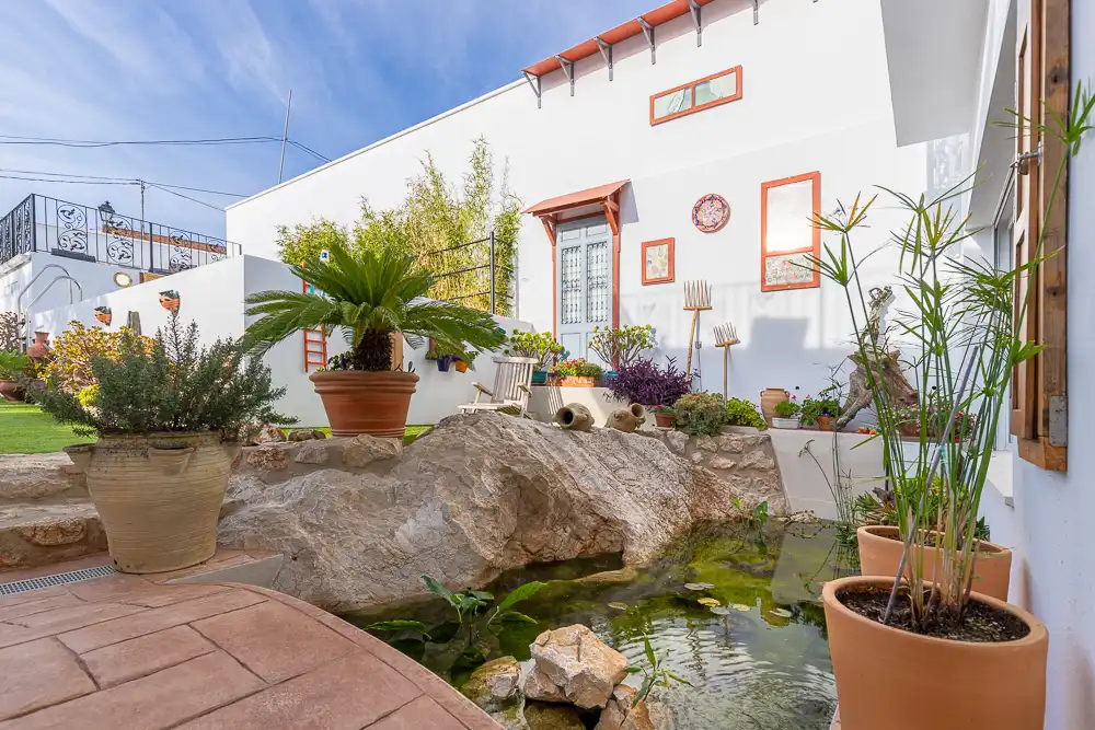 Garden of Country homes for sale in Alfarnatejo  with Air Conditioner, Heating and Private garden