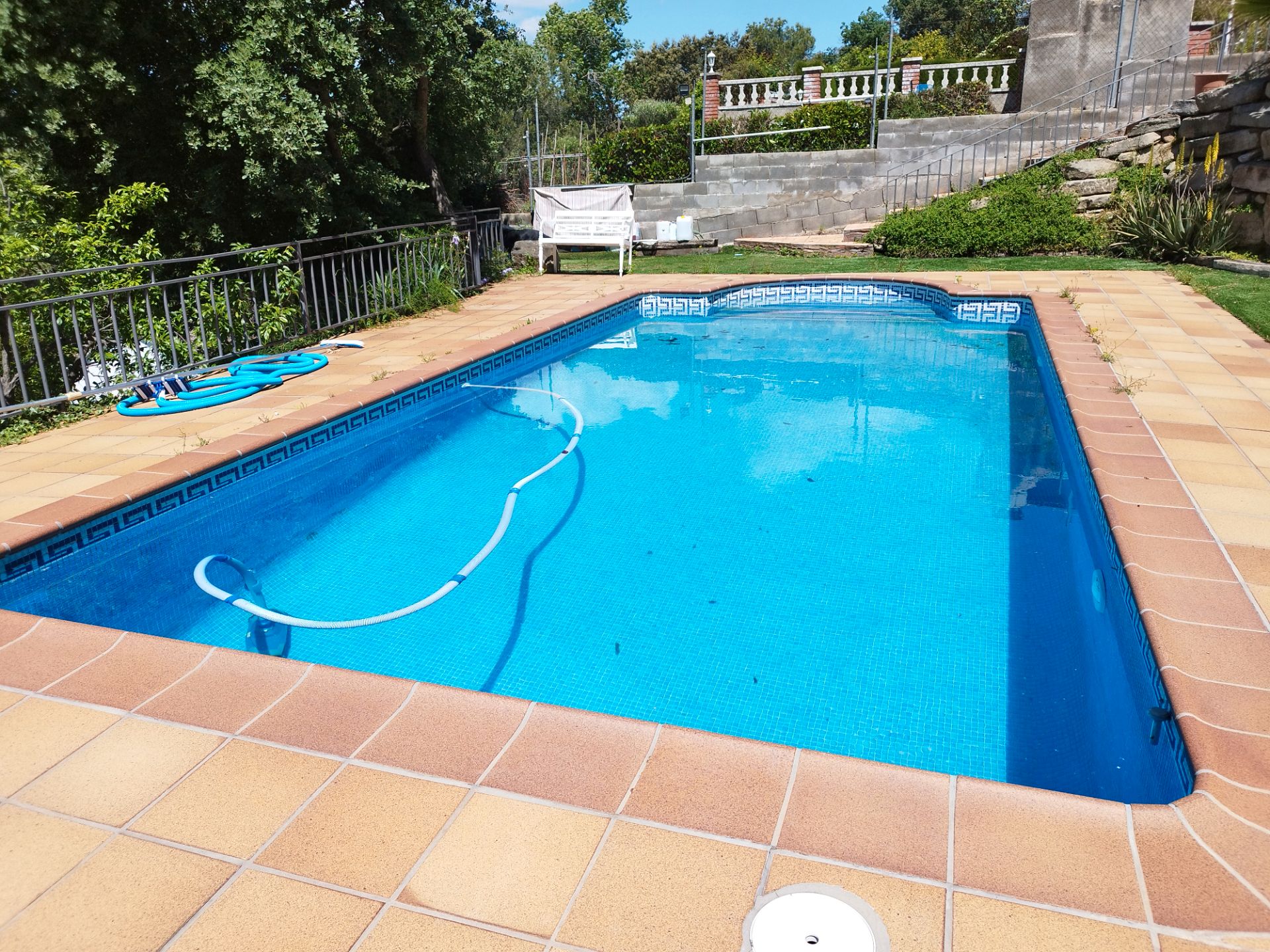 Swimming pool of House or chalet for sale in Sentmenat  with Heating, Private garden and Terrace
